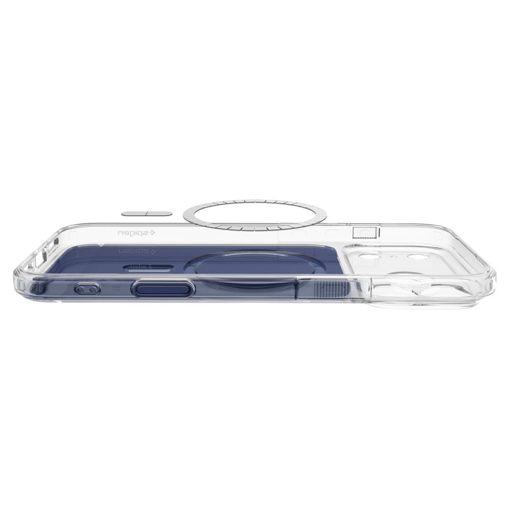 Spigen iPhone 18 Pro / iPhone 17 Pro - Σκληρή Θήκη με Πλαίσιο Σιλικόνης και MagSafe - Ultra Hybrid T Mag - Matte Blue