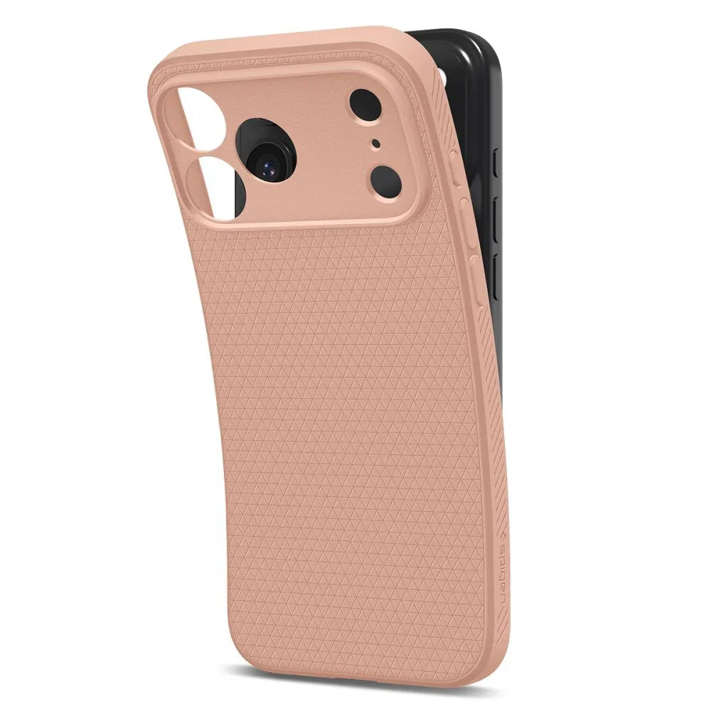 Spigen iPhone 17 Pro Max - Liquid Air - Θήκη Σιλικόνης - Rose Titanium