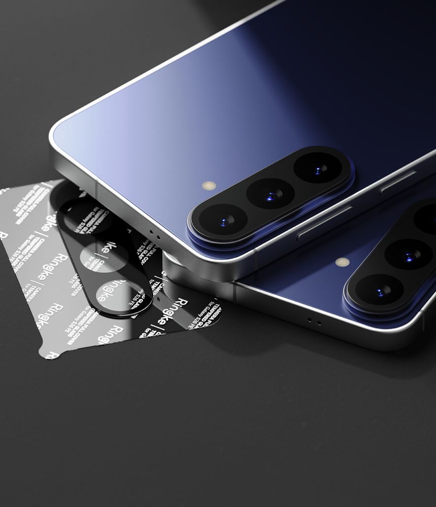 Ringke Samsung Galaxy S26 FE - Αντιχαρακτικό Γυαλί για την Κάμερα - Camera Full Cover - 2 Τεμάχια - Black