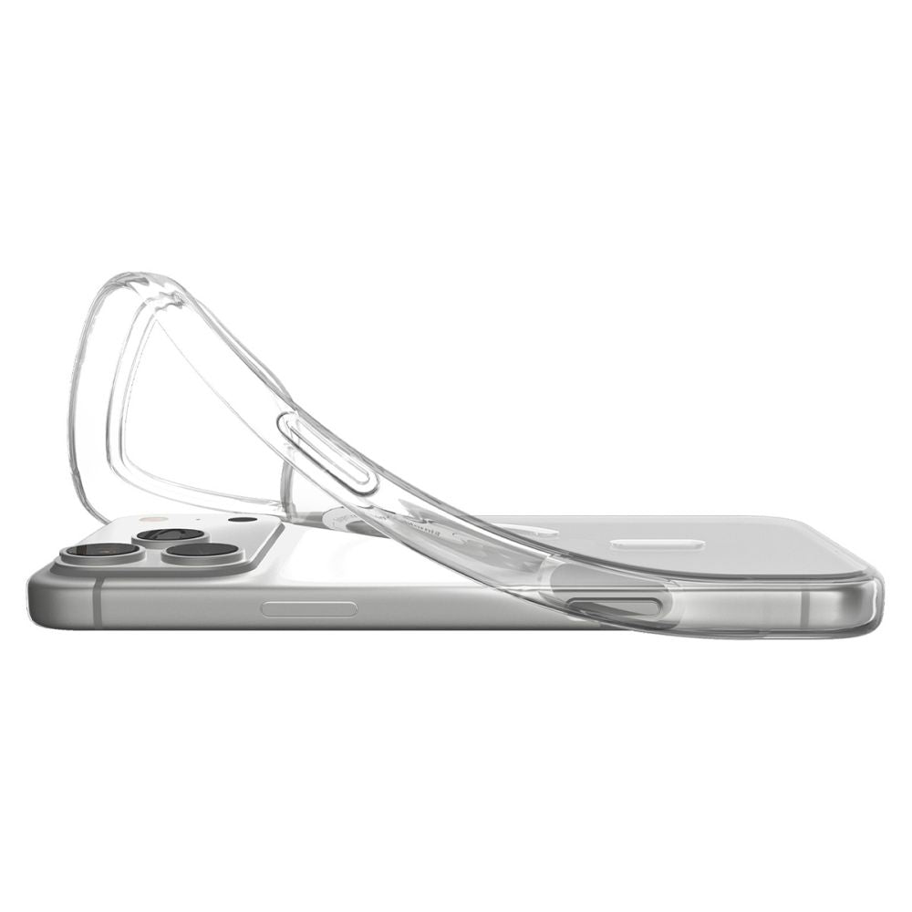 Spigen iPhone 18 Pro Max / iPhone 17 Pro Max - Θήκη Σιλικόνης με MagSafe - Liquid Crystal Mag - Clear / White