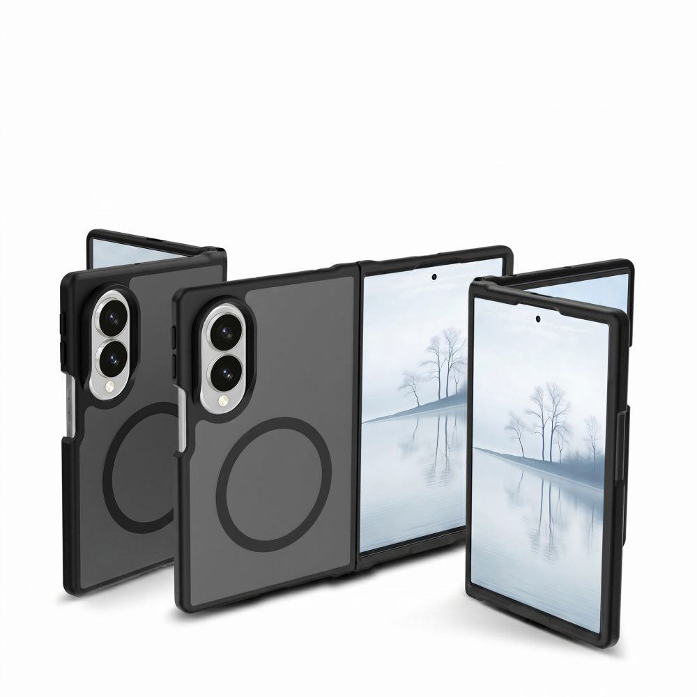 Tech-Protect Samsung Galaxy Z Fold8 - Σκληρή Θήκη με Πλαίσιο Σιλικόνης - MagMat MagSafe - Matte Black
