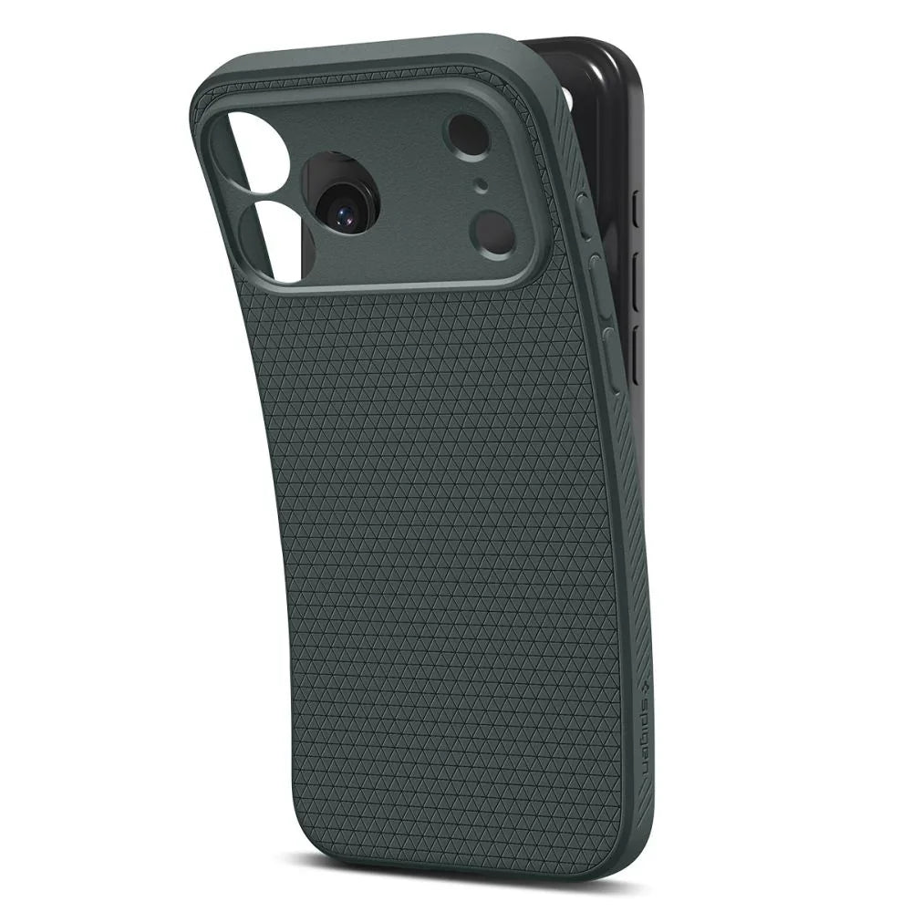 Spigen iPhone 17 Pro Max - Liquid Air - Θήκη Σιλικόνης - Abyss Green