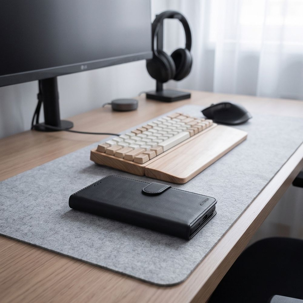 Tech-Protect Xiaomi Redmi Note 17 Pro Max 5G - Θήκη Πορτοφόλι Stand από Δερματίνη - Wallet - Matte Black