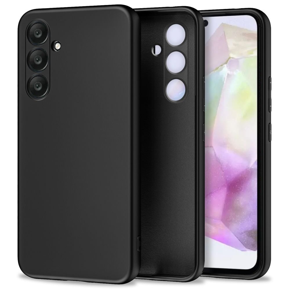 Tech - Protect Samsung Galaxy A35 5G Icon Θήκη Σιλικόνης Rubber TPU - Black