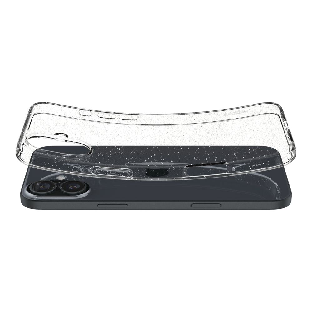 Spigen iPhone 16 Plus Liquid Crystal Θήκη Σιλικόνης - Glitter Crystal