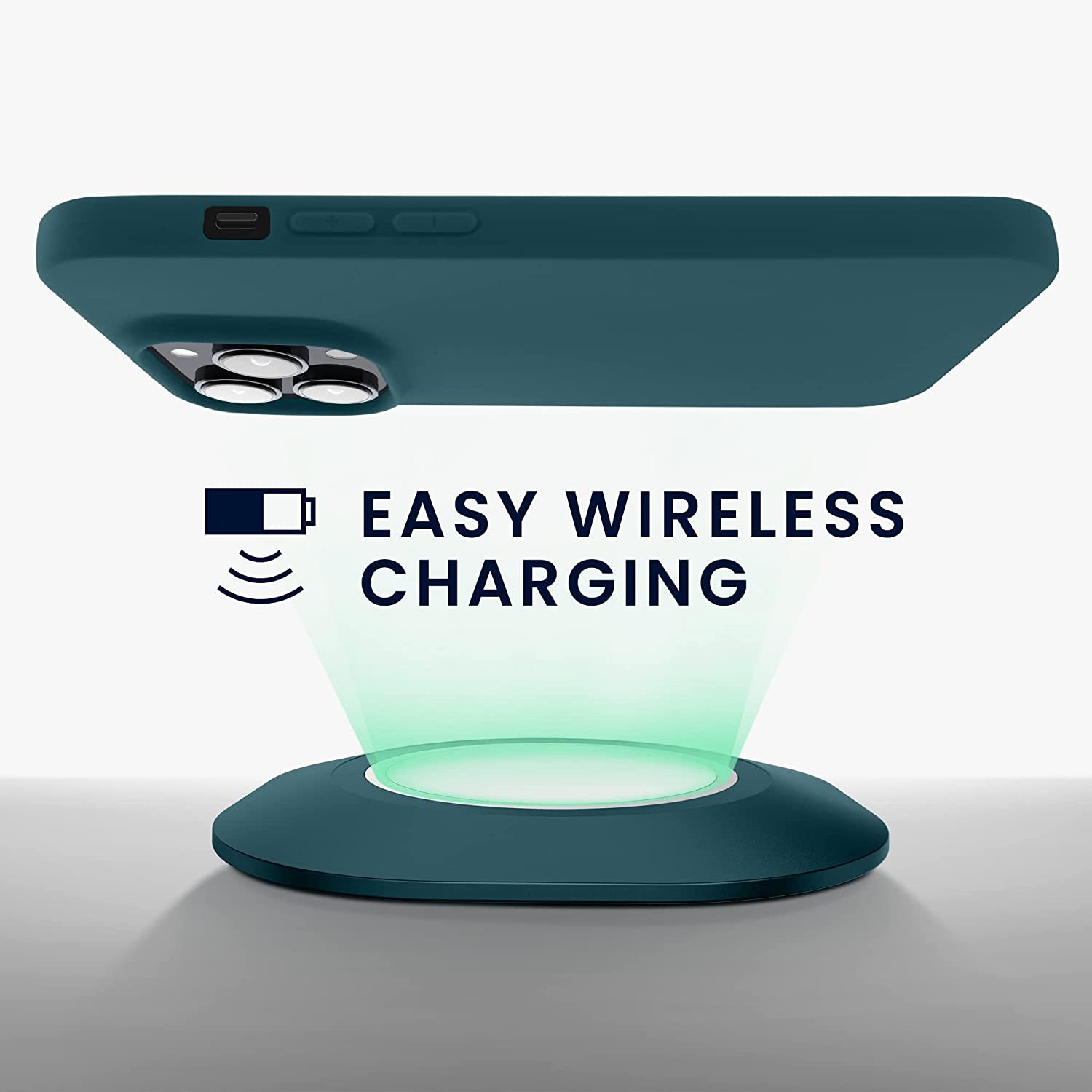 KW iPhone 14 Pro Λεπτή Θήκη Σιλικόνης TPU - Teal Matte - 59077.57