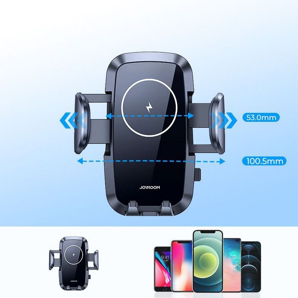 Joyroom Universal Βάση Αυτοκινήτου Αεραγωγού με Ασύρματη Φόρτιση Qi Charge 15W - Black - JR - ZS241