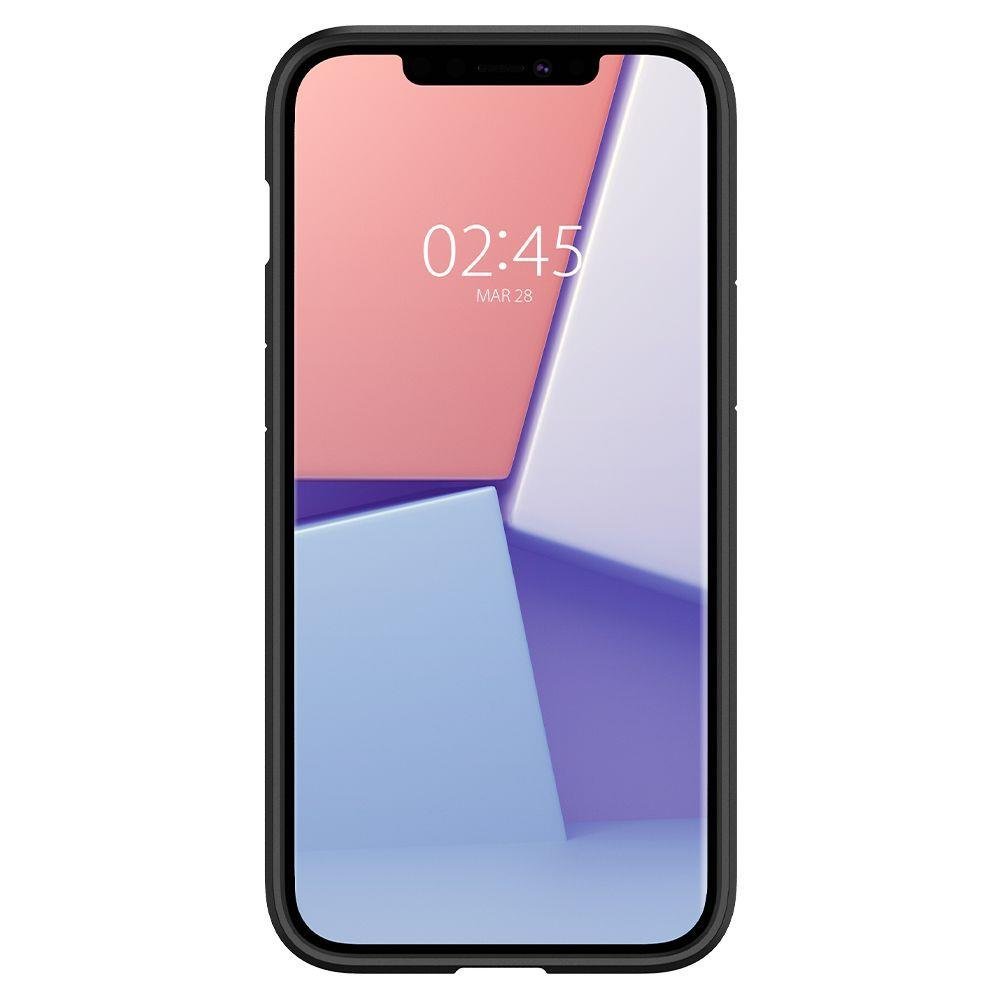 Spigen iPhone 12 / iPhone 12 Pro Ultra Hybrid Σκληρή Θήκη με Πλαίσιο Σιλικόνης - Matte Black