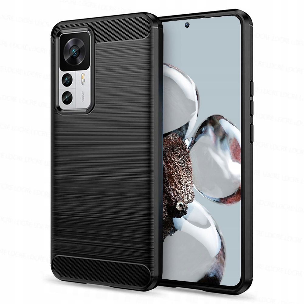 Tech - Protect Xiaomi 12T / 12T Pro Θήκη Rugged Carbon TPU - Black