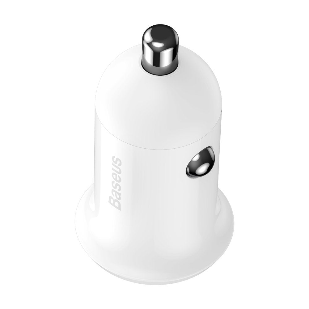 Baseus Grain Pro Car Charger - Φορτιστής Αυτοκινήτου 4.8A 2xUSB Ports - White - CCALLP - 02