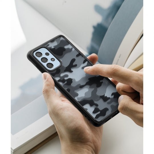 Ringke Samsung Galaxy A53 5G Fusion Σκληρή Θήκη με Πλαίσιο Σιλικόνης - Black - Camo