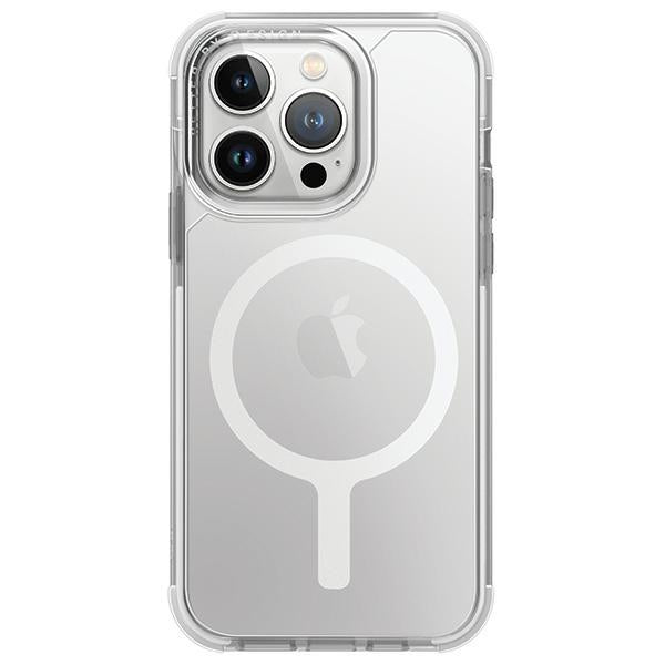 Uniq iPhone 15 Pro Max Combat Magclick Σκληρή Θήκη με Πλαίσιο Σιλικόνης και MagSafe - White / Blanc White