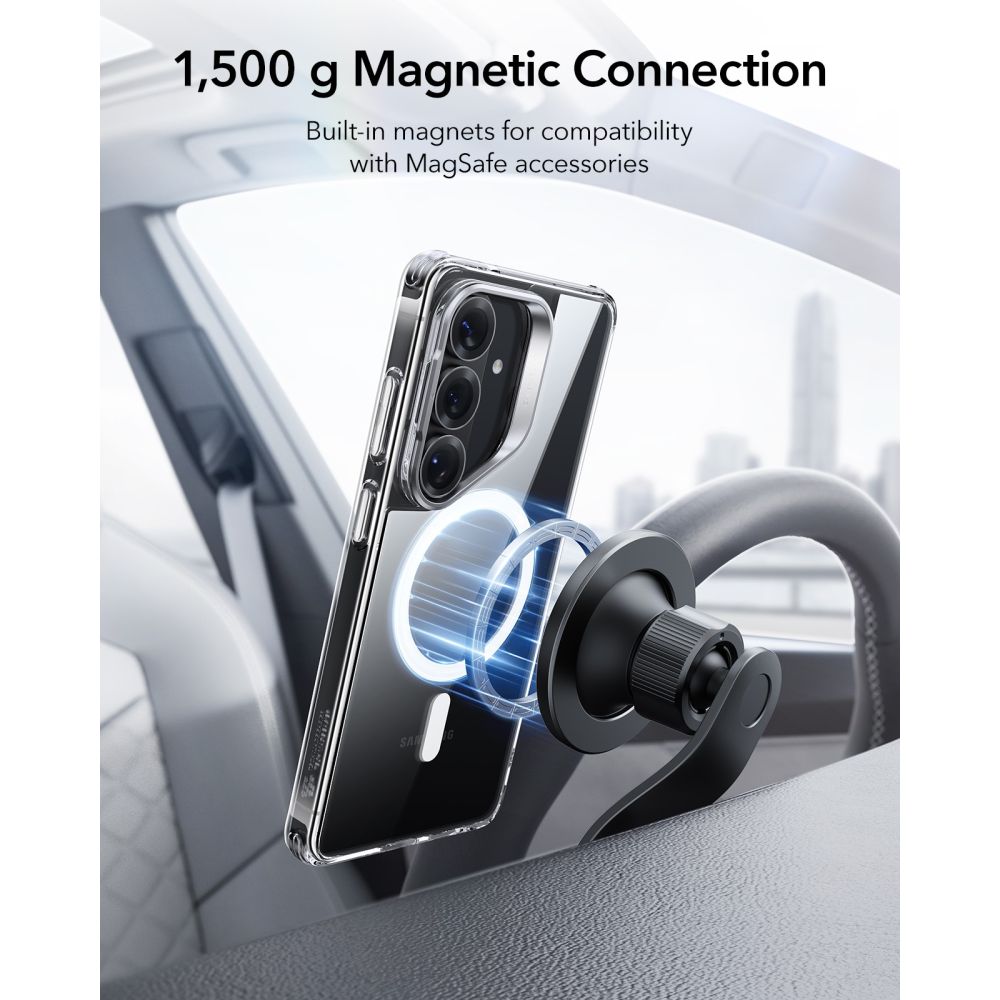 ESR Samsung Galaxy S26 Plus - Σκληρή Θήκη με Πλαίσιο Σιλικόνης και MagSafe - Classic Hybrid Kickstand MagSafe - Clear