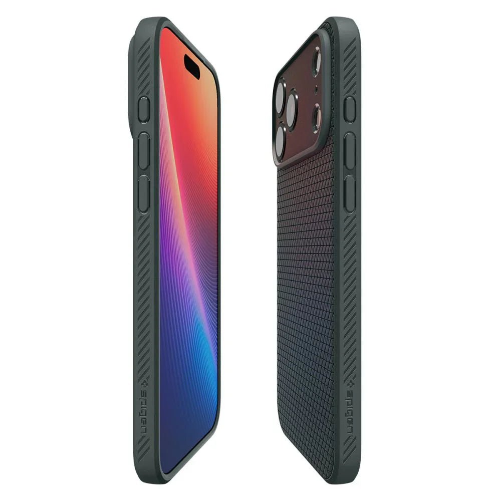Spigen iPhone 17 Pro Max - Liquid Air - Θήκη Σιλικόνης - Abyss Green