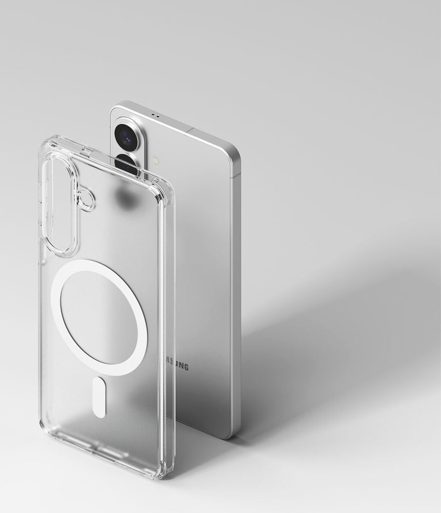 Ringke Samsung Galaxy S26 - Σκληρή Θήκη με Πλαίσιο Σιλικόνης και MagSafe - Fusion Magnetic - Clear