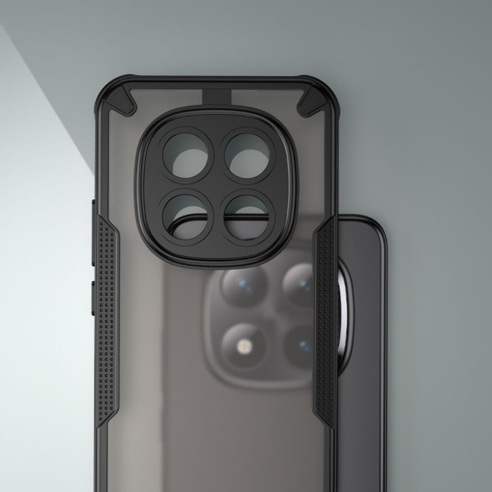 Tech - Protect Xiaomi Redmi Note 15 Pro+ 5G / Poco M8 Pro - Σκληρή Θήκη με Πλαίσιο Σιλικόνης - Rugged Shield - Matte Black