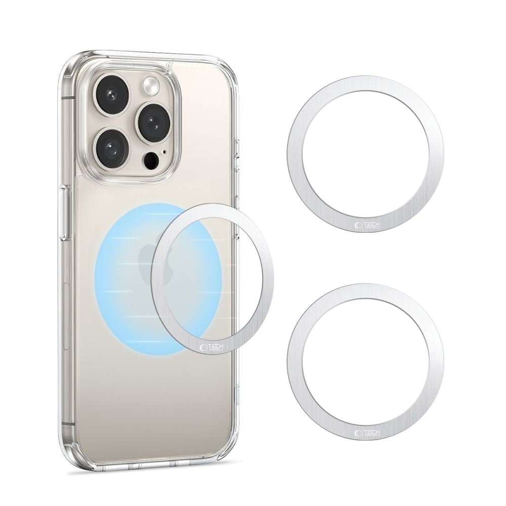 Tech - Protect MMP - 110 Magnetic Δακτύλιος MagSafe - 2 Τεμάχια - Silver / Silver