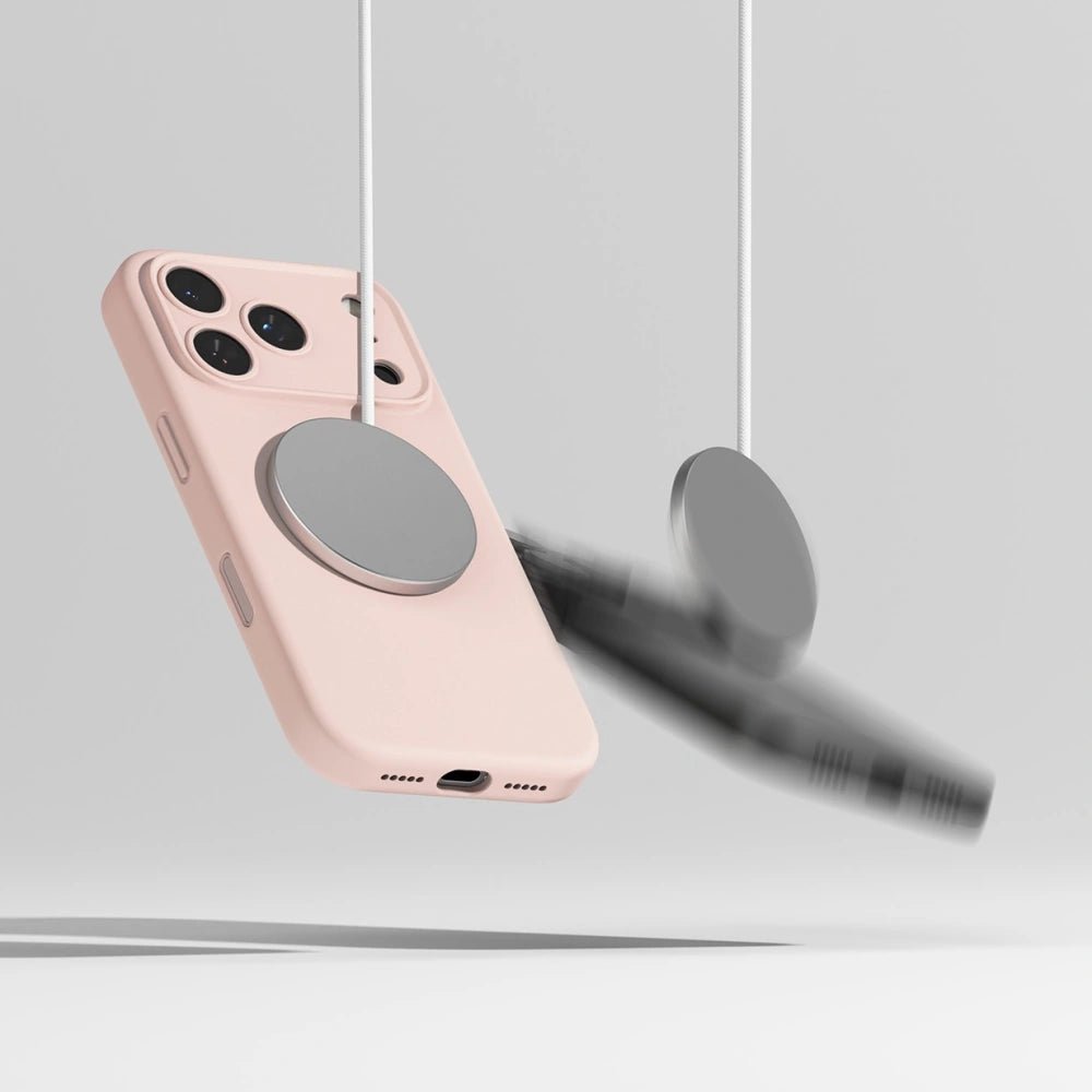 Ringke iPhone 17 Pro - Silicone Magnetic MagSafe - Θήκη Σιλικόνης με MagSafe - Pink Sand