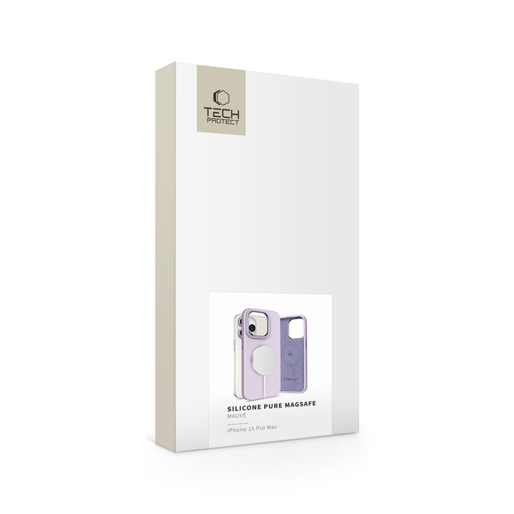 Tech - Protect iPhone 15 Pro Max Silicone Pure Θήκη Σιλικόνης TPU με MagSafe - Mauve