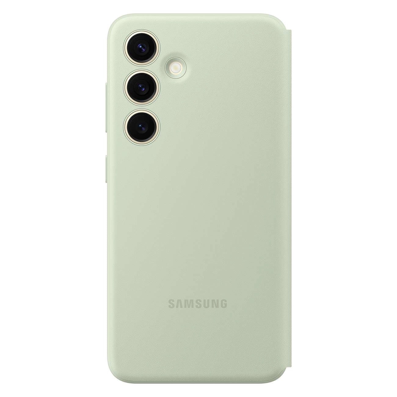 Samsung Smart View Wallet - Samsung Galaxy S24 Θήκη Πορτοφόλι - Light Green - EF - ZS921CGEGWW