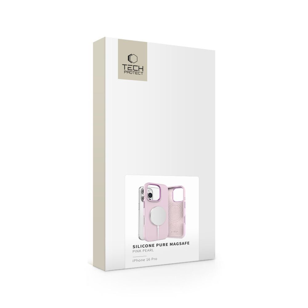 Tech - Protect iPhone 16 Pro Silicone Pure Θήκη Σιλικόνης TPU με MagSafe - Pink Pearl