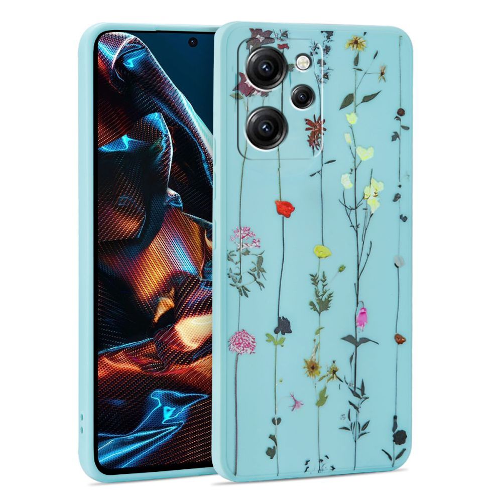 Tech - Protect Xiaomi Poco X5 Pro 5G Mood Θήκη Σιλικόνης TPU - Garden Blue