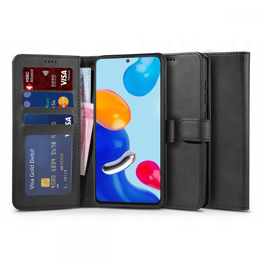 Tech - Protect Xiaomi Redmi Note 11 / Redmi Note 11S Θήκη Πορτοφόλι Stand από Δερματίνη - Black
