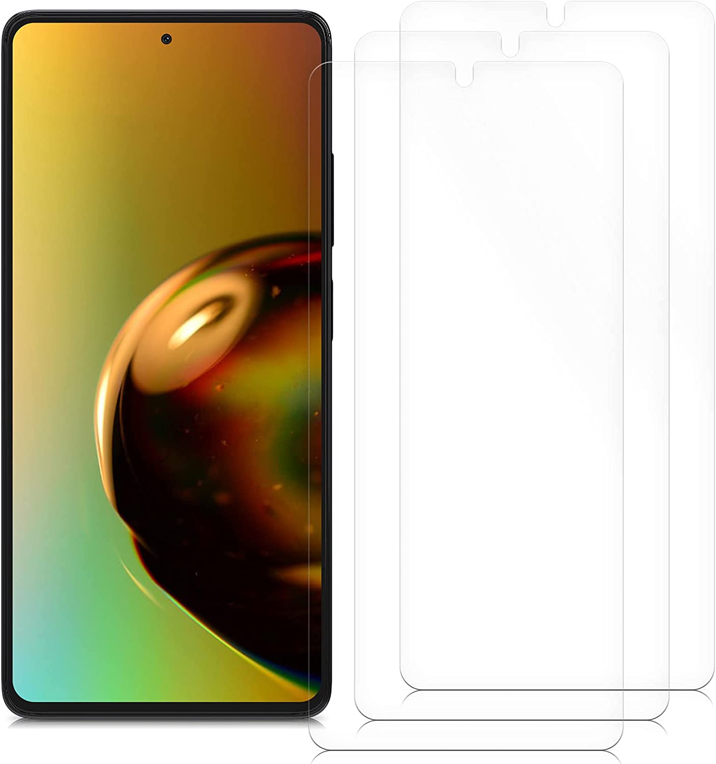 KW Xiaomi Redmi Note 12 4G / Redmi Note 12 5G - Τρεις Μεμβράνες Προστασίας Οθόνης - Διάφανες - 60730.1