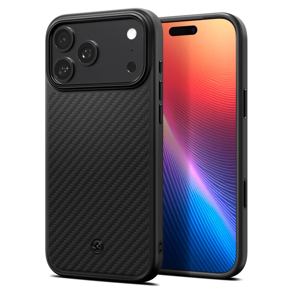 Spigen iPhone 17 Pro Max - Enzo Aramid T Mag - Σκληρή Θήκη Aramid Fiber με MagSafe - Black