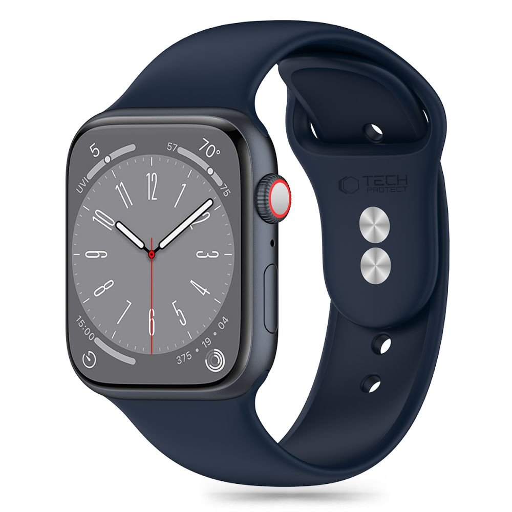 Tech - Protect Λουράκι Apple Watch 4/5/6/7/8/9/10/11 - SE (1/2/3) - ULTRA (1/2/3) - 44/45/46/49mm Silicone Σιλικόνης - Storm Blue
