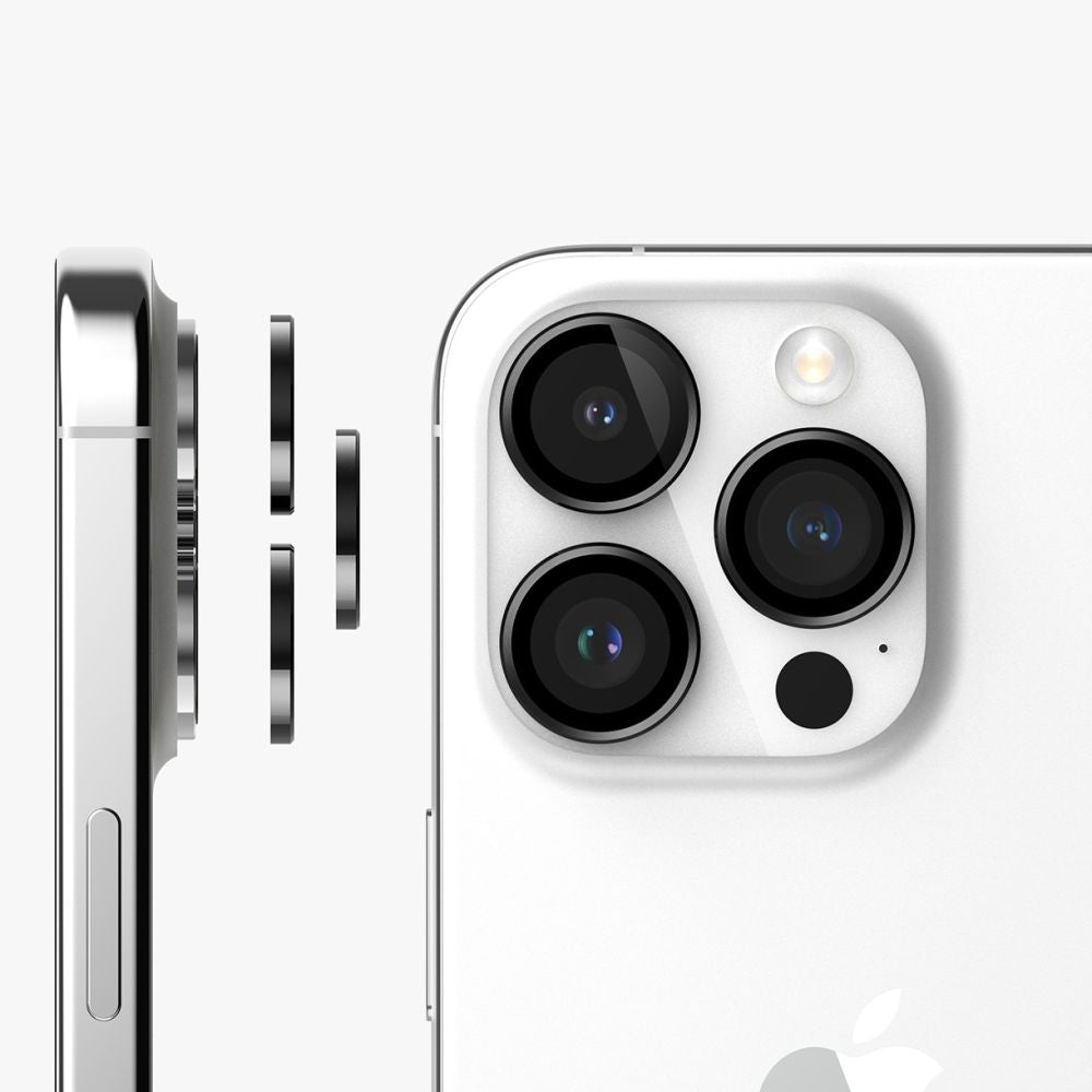 Ringke iPhone 15 Pro Max Lens Frame Glass Αντιχαρακτικό Γυαλί για την Κάμερα - Black