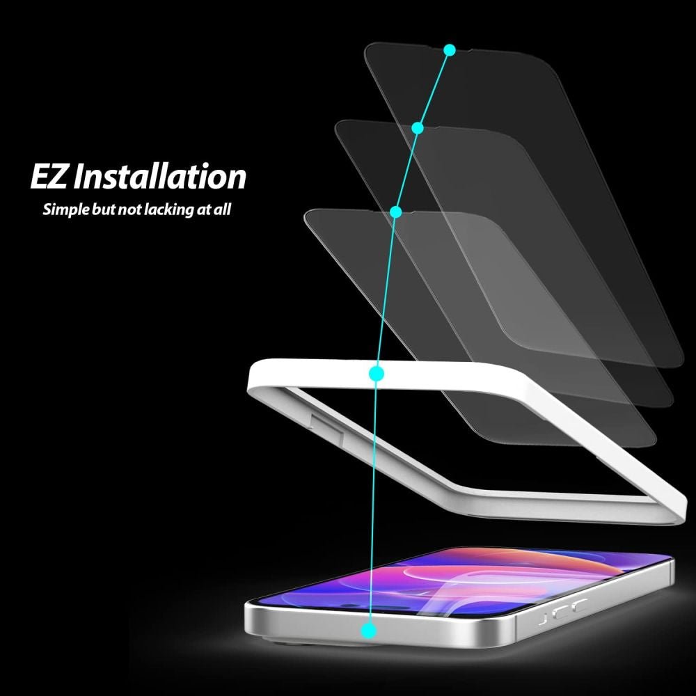 Whitestone iPhone 14 Pro Max EZ Glass 2.5D 9H Tempered Glass Αντιχαρακτικό Γυαλί Οθόνης - 3 Τεμάχια - Clear
