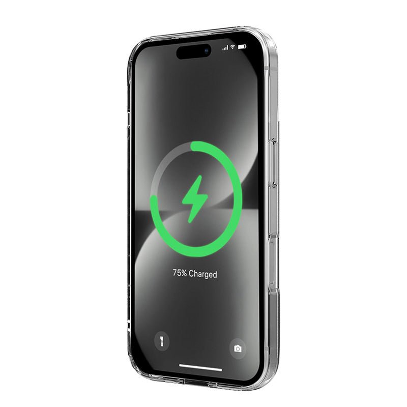 Crong iPhone 16 Pro Clear Mag Cover - Σκληρή Θήκη με Πλαίσιο Σιλικόνης και MagSafe - Clear
