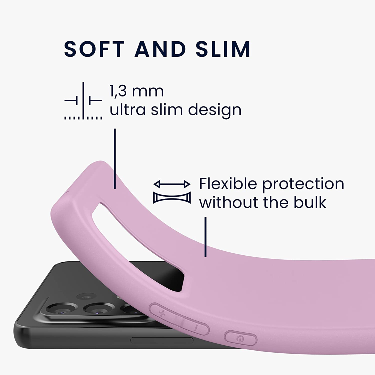 KW Samsung Galaxy A53 5G Θήκη Σιλικόνης TPU - Matte Dusky Pink - 57808.52