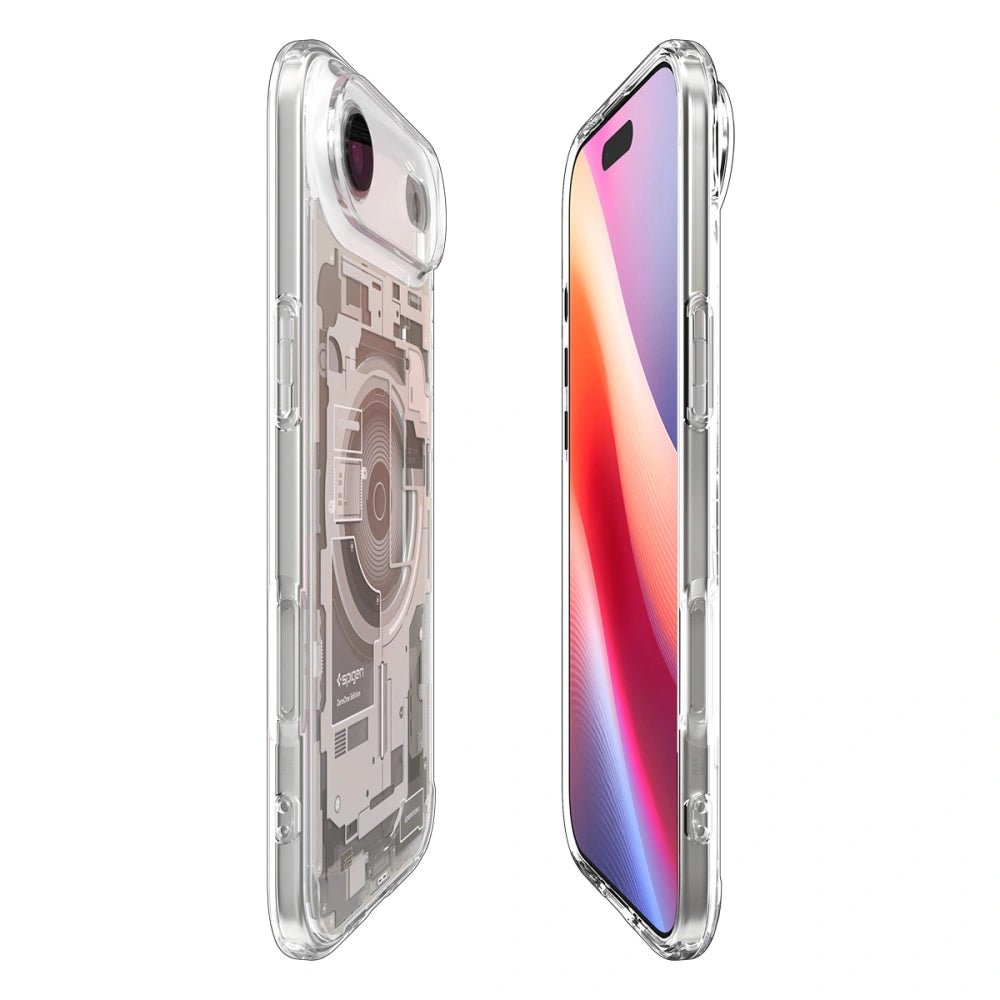 Spigen iPhone Air - Ultra Hybrid Mag - Σκληρή Θήκη με Πλαίσιο Σιλικόνης Και MagSafe - Zero One Natural Titanium