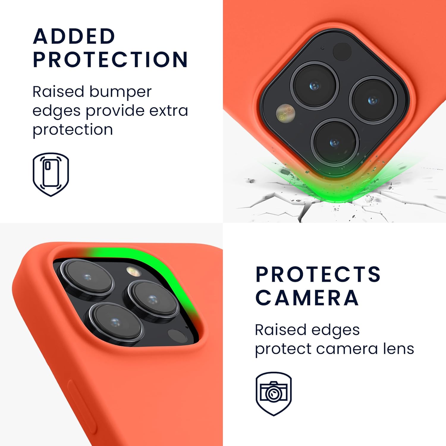 KW iPhone 15 Pro Max Θήκη Σιλικόνης Rubberized TPU - Luminous Coral