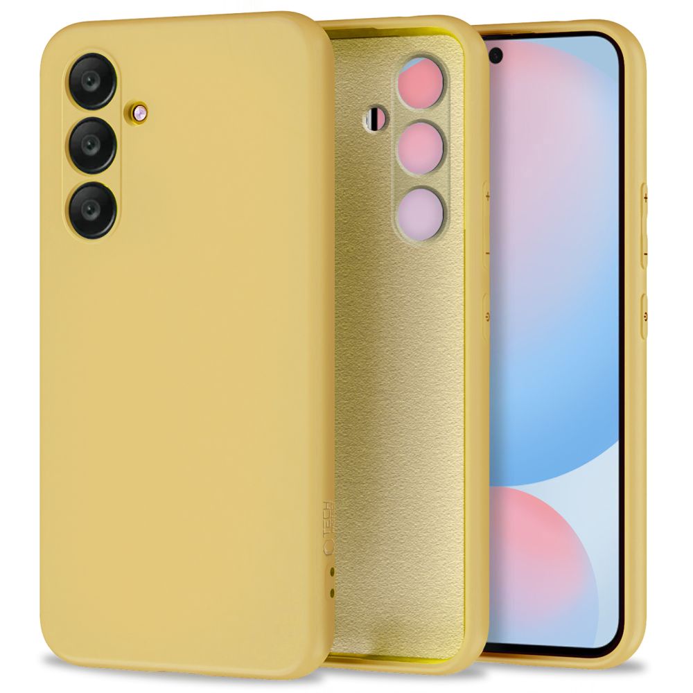 Tech - Protect Samsung Galaxy S24 FE Icon Θήκη Σιλικόνης Rubber TPU - Canary Yellow