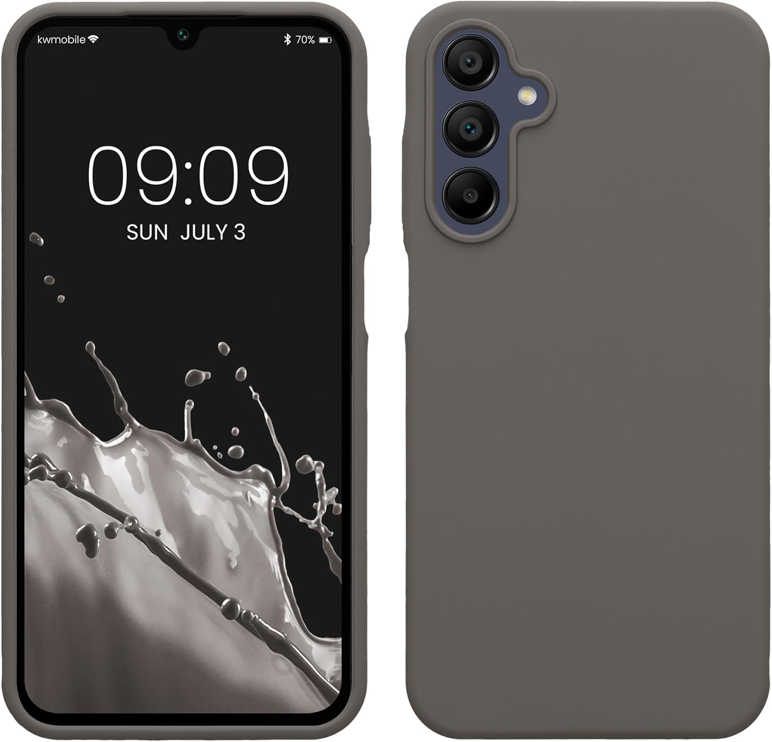 KW Samsung Galaxy A15 4G / A15 5G Θήκη Σιλικόνης Rubberized TPU - Stone Dust