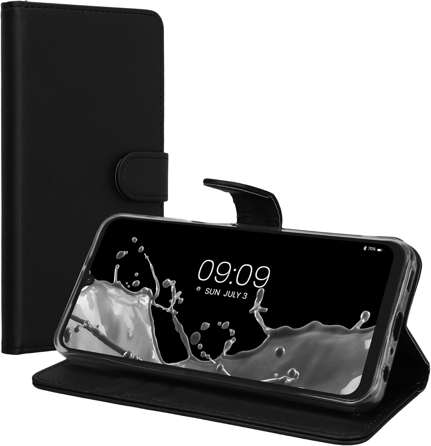 KW Samsung Galaxy A25 5G Θήκη Πορτοφόλι Stand - Black