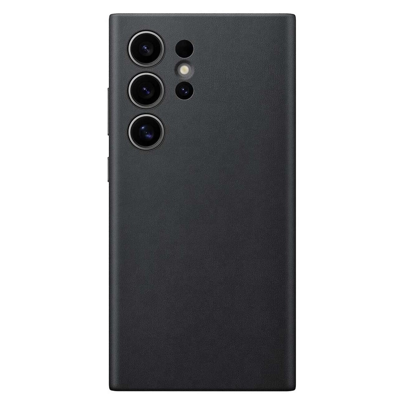 Samsung Vegan Leather Case - Samsung Galaxy S24 Ultra Θήκη από Oικολογικό Δέρμα - Βlack - GP - FPS928HCABW