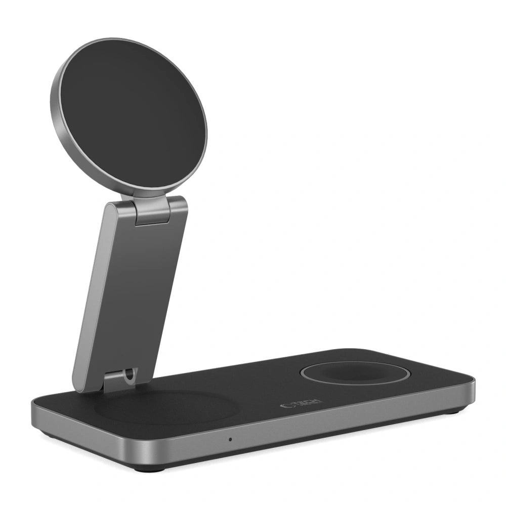 Tech - Protect QI15W - A47 3in1 Ασύρματος Μαγνητικός Φορτιστής MagSafe - Black