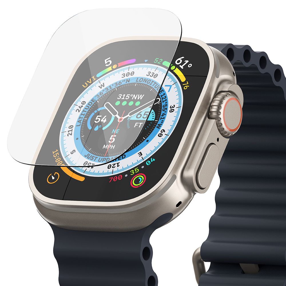 Ringke Προστασία Οθόνης Apple Watch Ultra (1/2/3) - 49mm - ID FC 0.3mm - 2.5D 9H Screen Αντιχαρακτικό Γυαλί Οθόνης - 4 Τεμάχια - Διάφανο