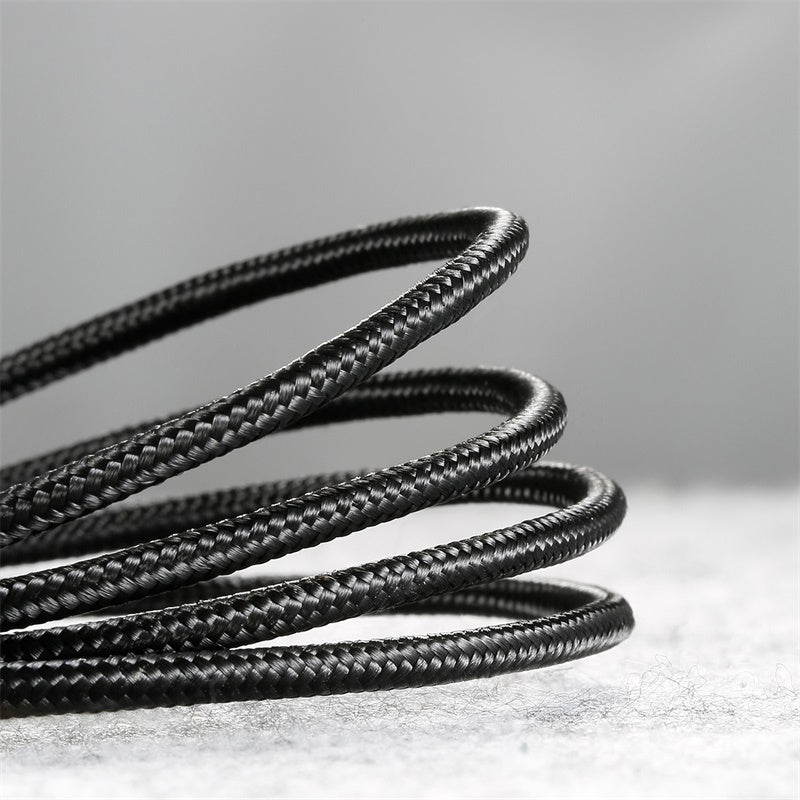 Baseus Cafule Cable Type - C 3A - Καλώδιο Γρήγορης Φόρτισης Type - C 1M - Black / Grey - CATKLF - BG1