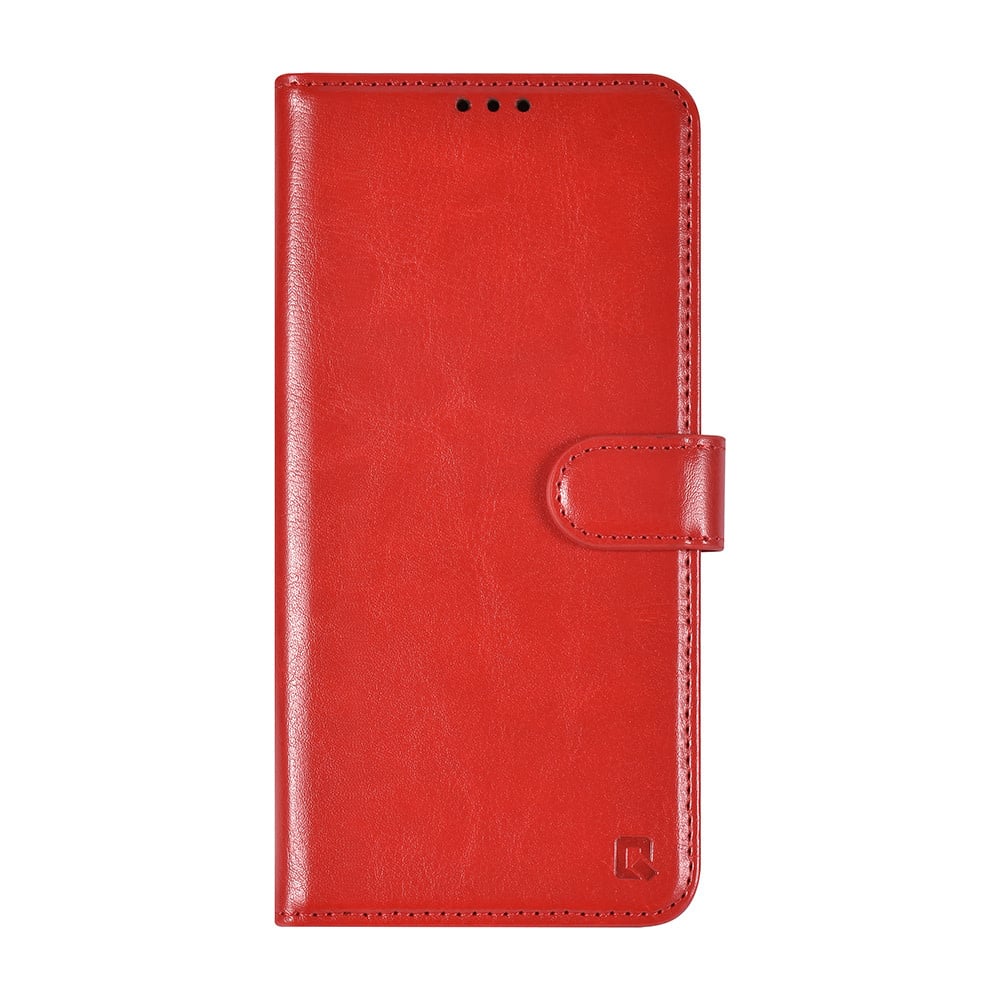 Tuniq iPhone 16 Pro Max - Θήκη Πορτοφόλι Stand από Δερματίνη - Red