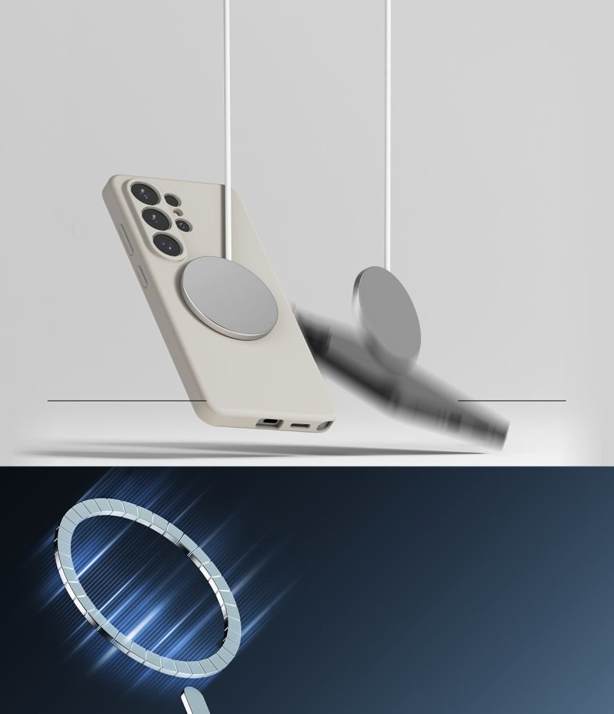 Ringke Samsung Galaxy S26 Ultra - Σκληρή Θήκη Σιλικόνης με MagSafe - Silicone Magnetic MagSafe - Stone