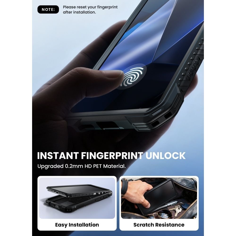 Supcase Samsung Galaxy S26 Ultra - Σκληρή Θήκη με Προστασία Οθόνης και Stand - Armorbox Clip Mag - Black