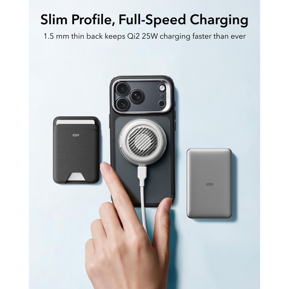 ESR iPhone 18 Pro / iPhone 17 Pro - Σκληρή Θήκη MagSafe με Πλαίσιο Σιλικόνης και Σταντ - Classic Hybrid Kickstand - Frosted Black