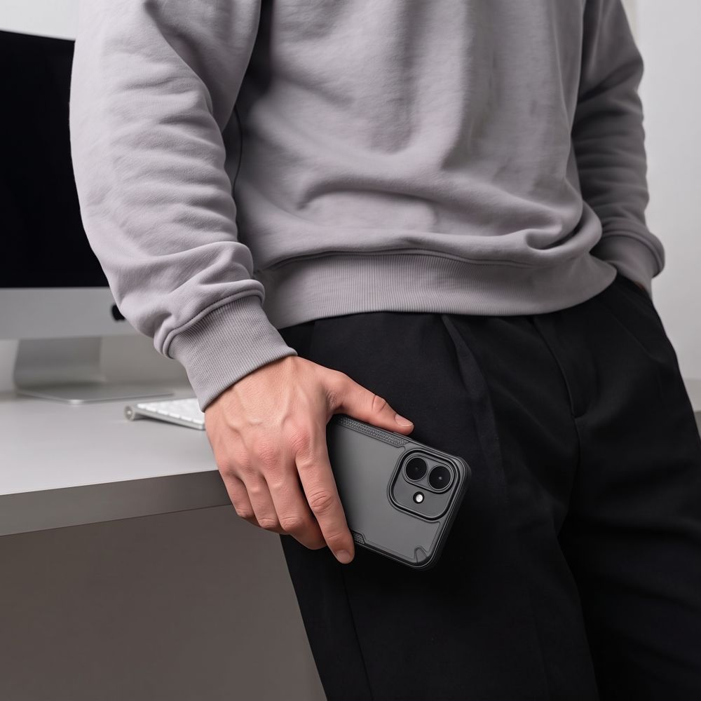 Tech-Protect Xiaomi Redmi Note 17 Pro 5G - Σκληρή Θήκη με Πλαίσιο Σιλικόνης - Rugged Shield - Matte Black