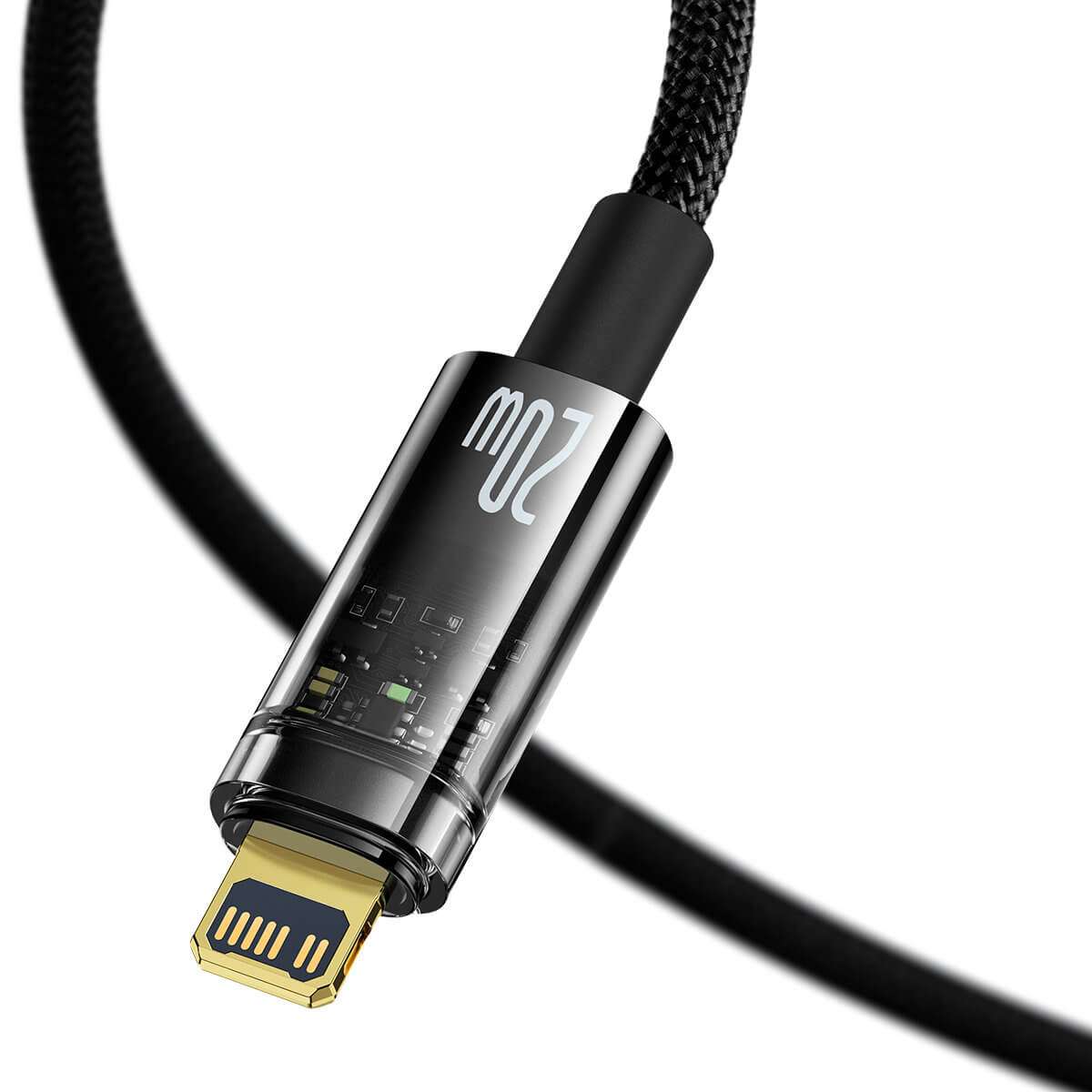 Baseus Explorer Series 20W - Καλώδιο Δεδομένων και Φόρτισης Type - C to Lightning 1M - Black - CATS000001