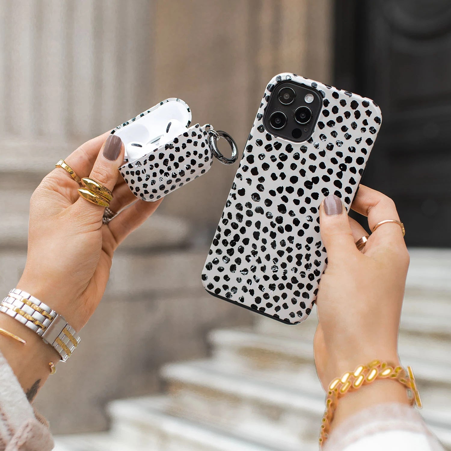 Burga iPhone 12 / 12 Pro Fashion Tough Σκληρή Θήκη - Almond Latte